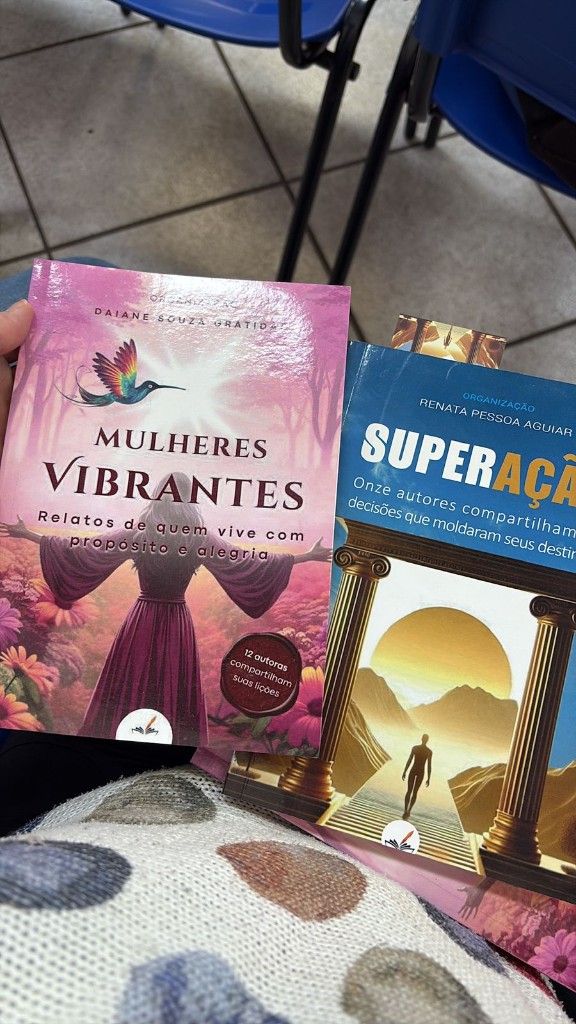Livros SuperAção e Mulheres Vibrantes